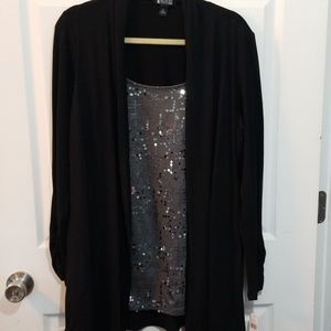 Cardigan with Inside Top